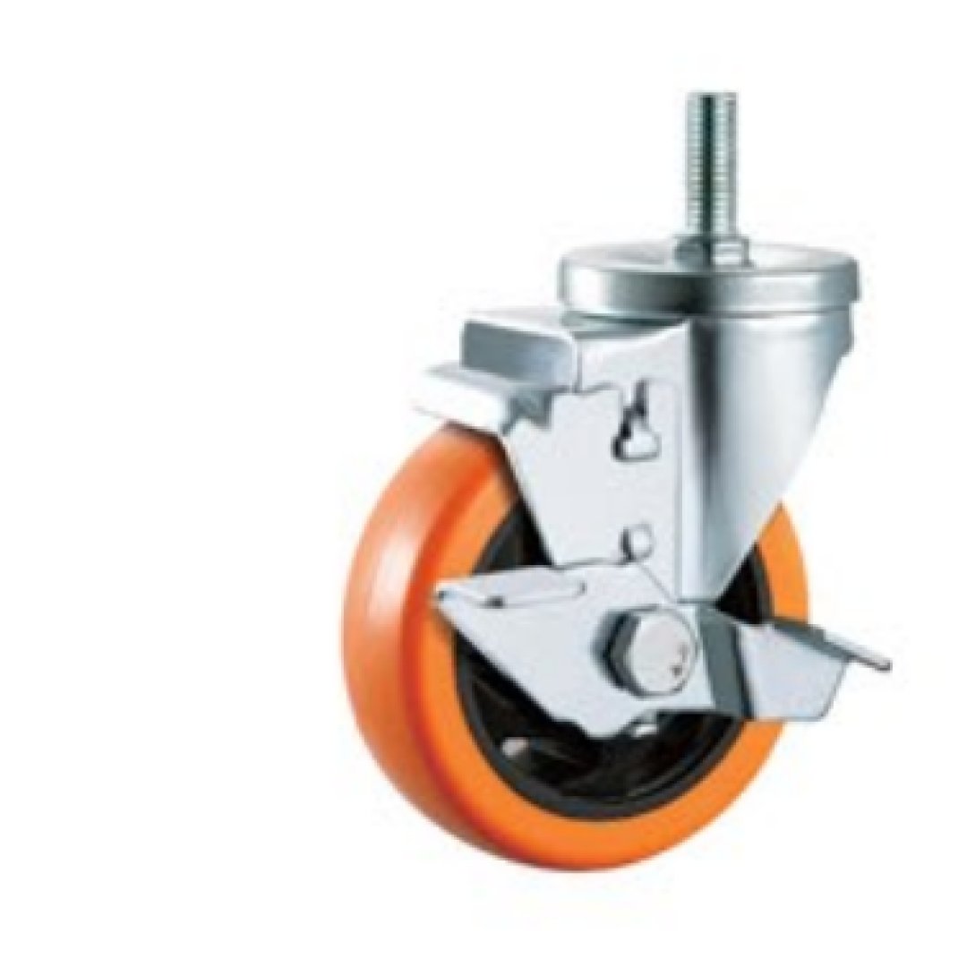 Double  Ball Bearing  PU/PVC  Caste r 