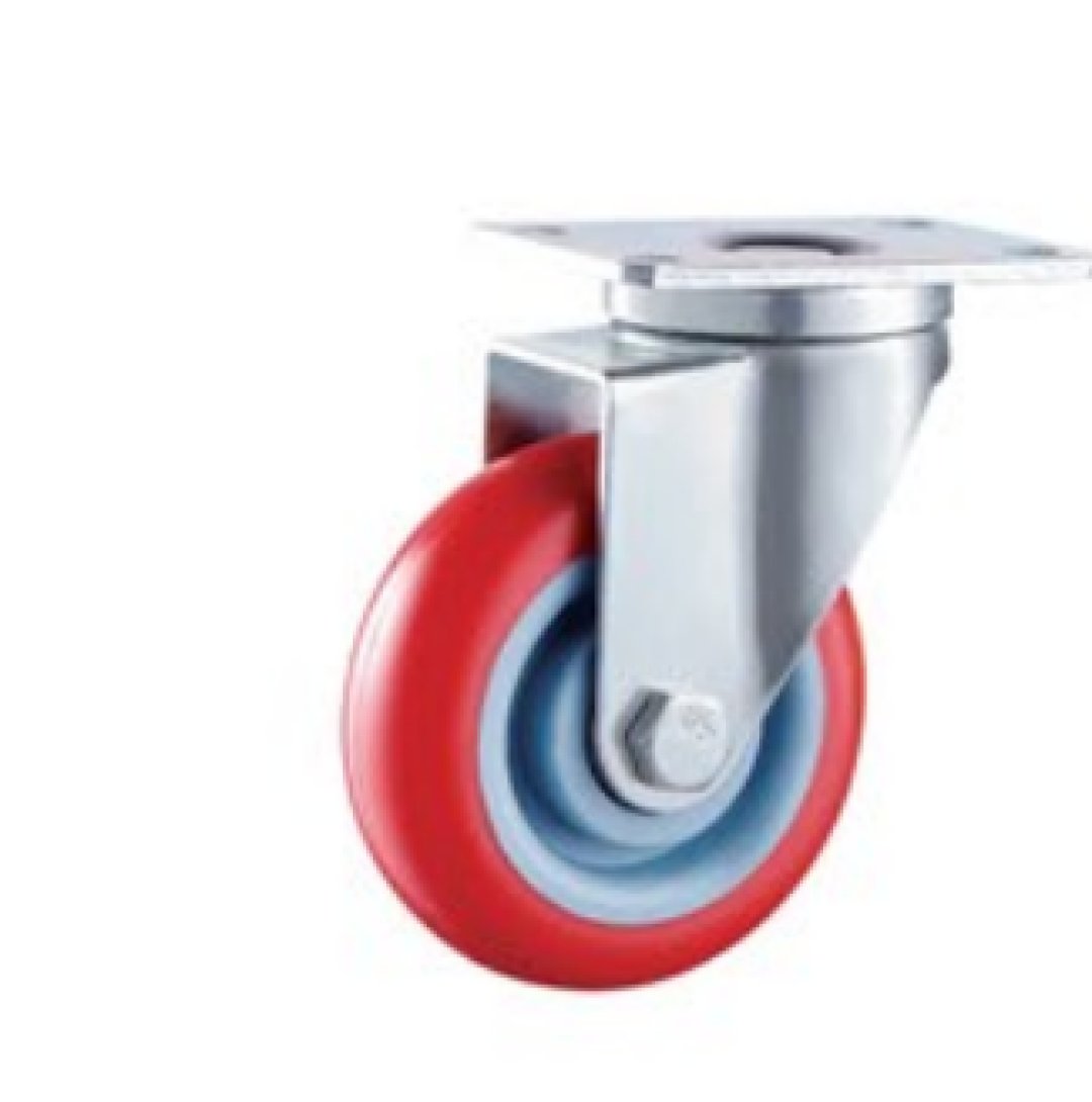 Double  Ball Bearing  PU/PVC  Caste r 