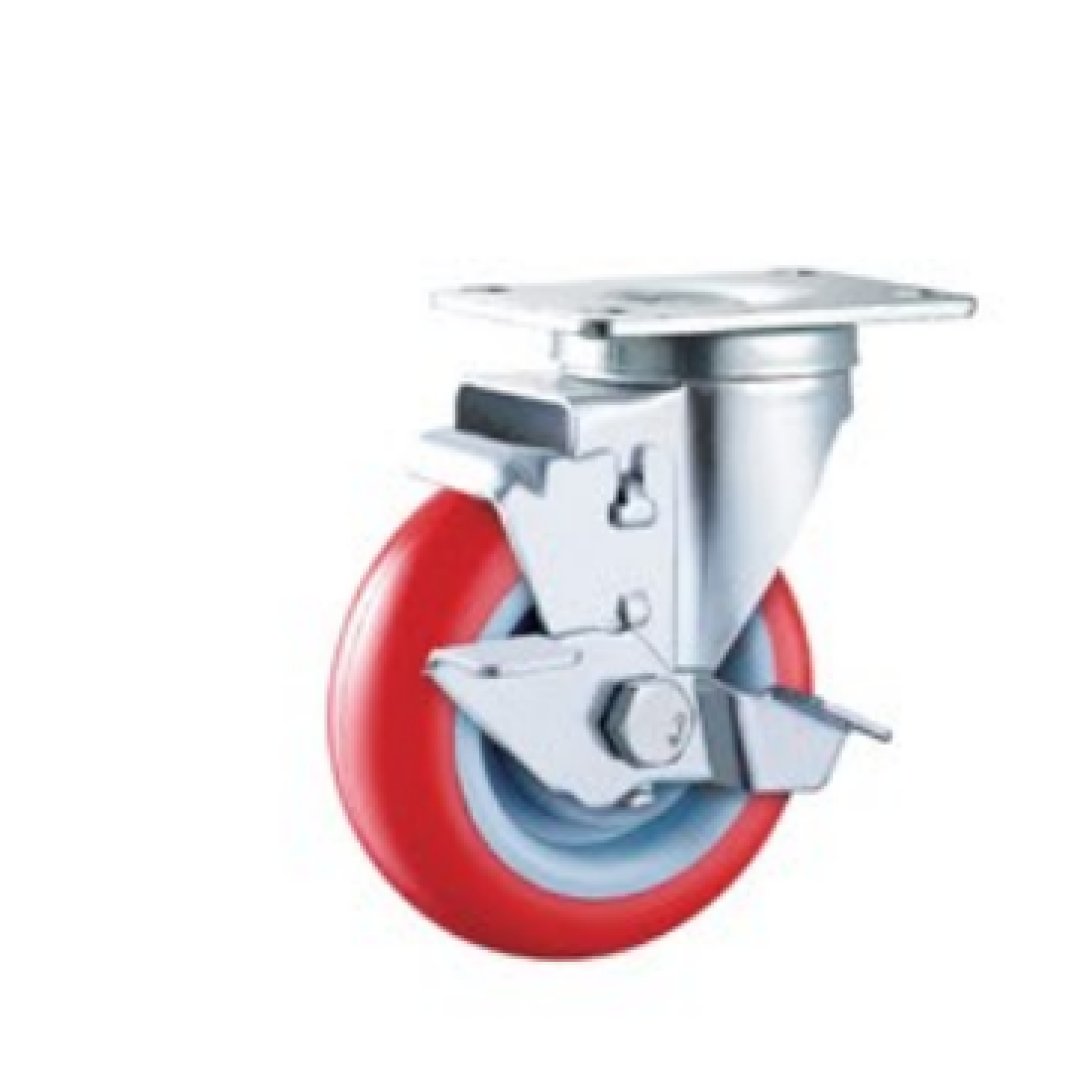 Double  Ball Bearing  PU/PVC  Caste r 