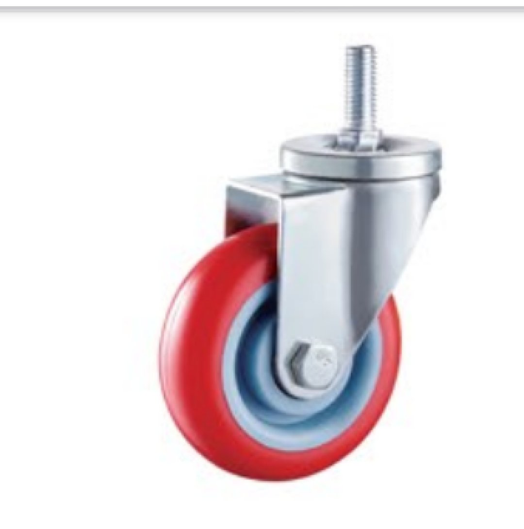 Double  Ball Bearing  PU/PVC  Caste r 