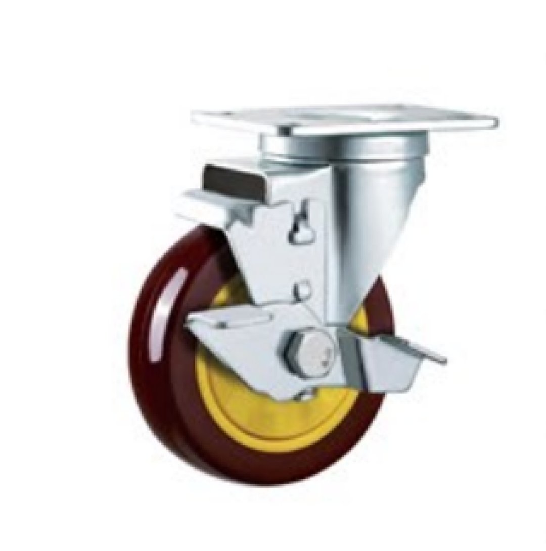 Single Ball Bearing PU/PVC Caster