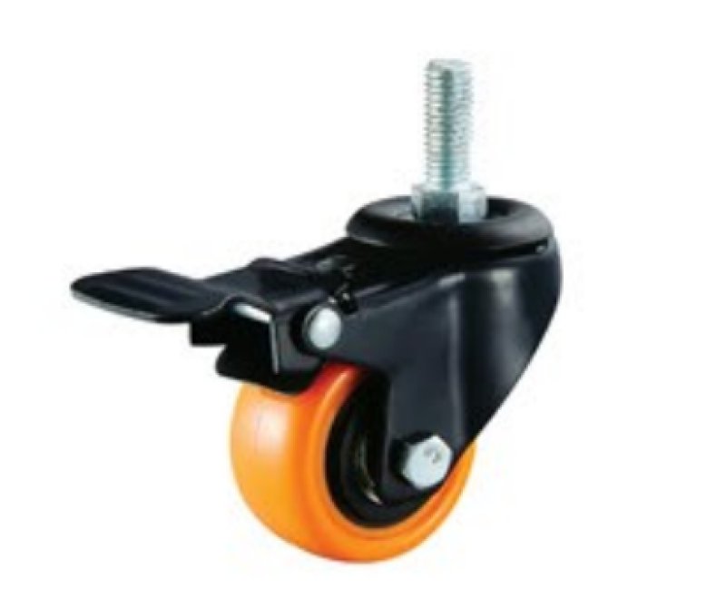 Double Ball Bearing PU/TPR Caster