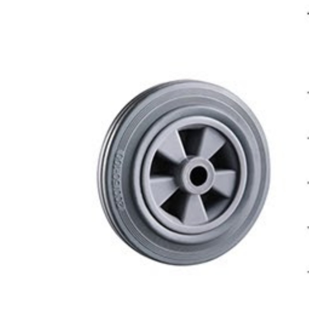 Gray  Rubber  Caster, Roller  Bearing