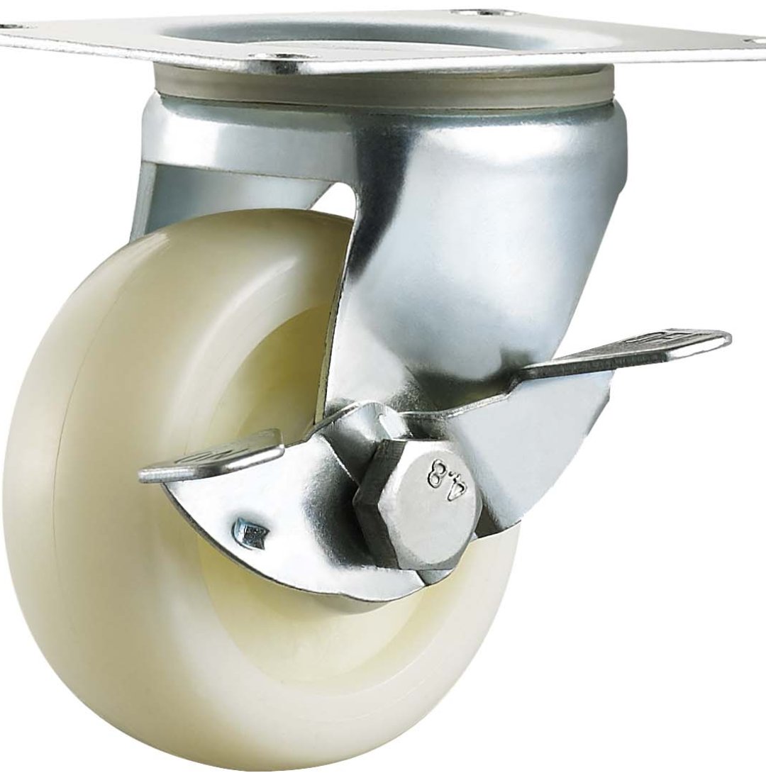 Flat PP/Rubber Caster