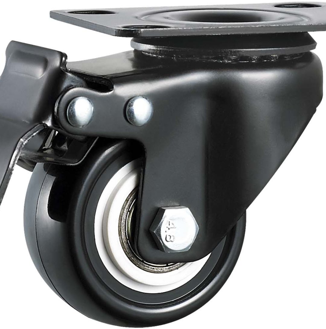 Double Ball Bearing PU/TPR Caster