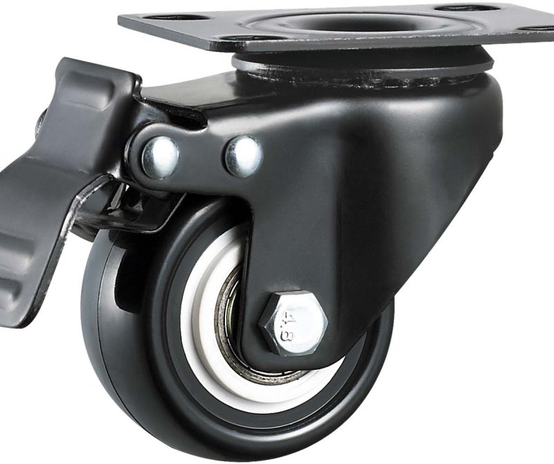 Double Ball Bearing PU/TPR Caster