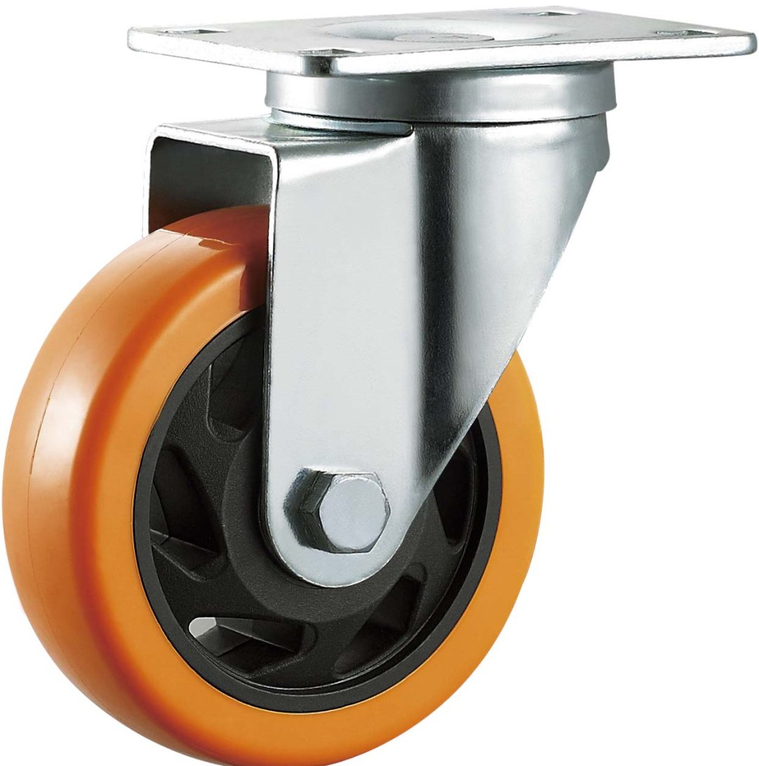 Double  Ball Bearing  PU/PVC  Caste r 