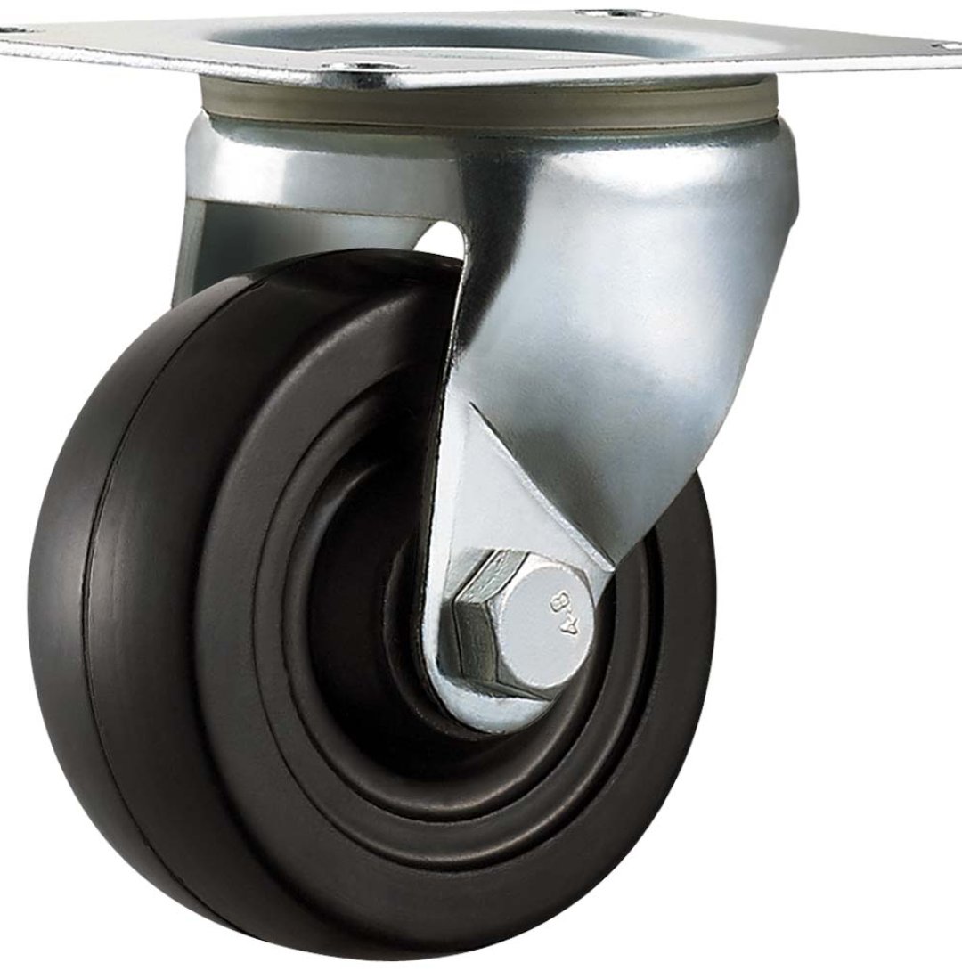 Flat PP/Rubber Caster