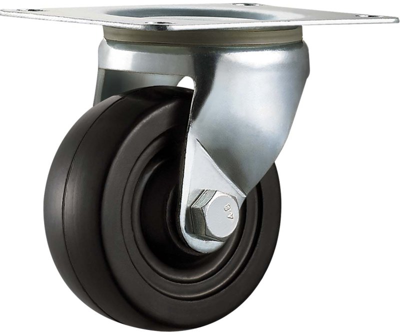 Flat PP/Rubber Caster