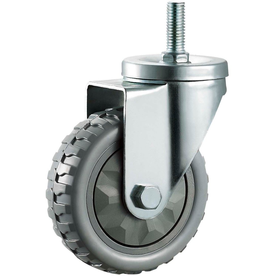 Single  Ball  Bearing  Flame  PU  Caster