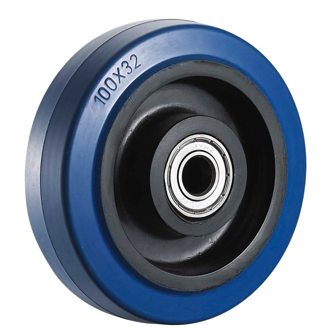 Elastic  Rubber  Caster,Roller  Bearing,Double  Ball  Bearing  is  Availablel